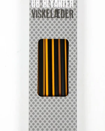 Gule Stribede Blyanter – 12 Stk til Kreativ Skrivning