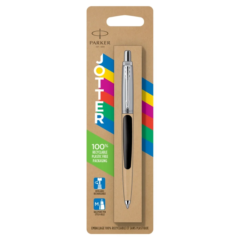 Parker Jotter Sort Kuglepen – Elegance til Dit Kontor