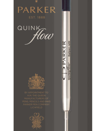Parker Quinkflow M Kuglepen Refills – Sort Blæktilbehør