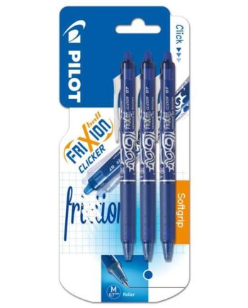 Pilot Frixion Clicker Udviskbar Kuglepen – Blå Magi!