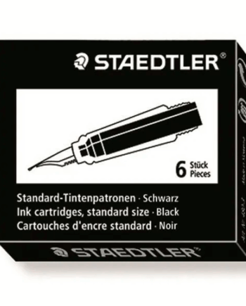 STAEDTLER Blækpatroner til Fyldepen - 6 Stk. Sort Tilbud