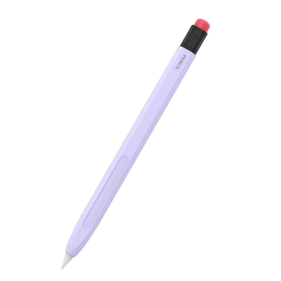 Elegant Lilla Silikone Cover til Apple Pencil 1 - Beskyttelse!
