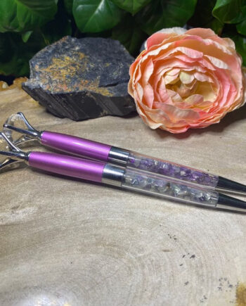 Krystal Kuglepen Lilla Ametyst - Pencil