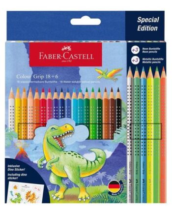 Faber Castell Colour Grip Farvet Blyant Rex Pakke Med - Faber-castell Pencil  - 4005402015467