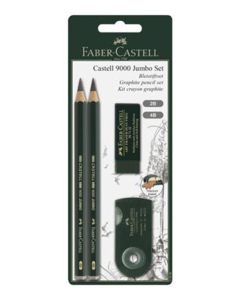 Faber Castell Castell 9000 Jumbo Blyant Pakke Med - Faber-castell Pencil  - 4005401193982