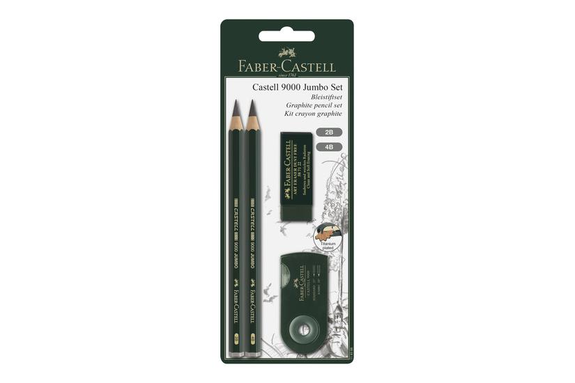 Faber Castell Castell 9000 Jumbo Blyant Pakke Med - Faber-castell Pencil - 4005401193982