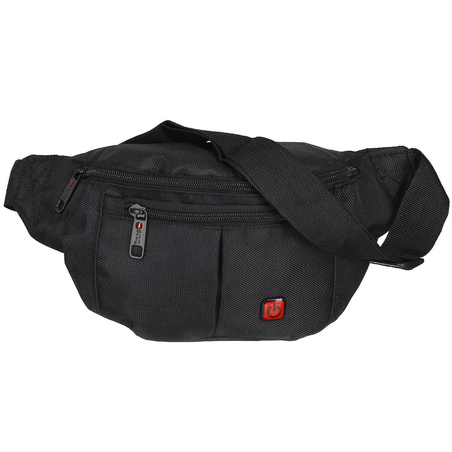 Sort Multifunktionel Bæltetaske Skuldertaske Stilren Polyester Med Flere Rum - We Do Better Pencil - 4047445272223