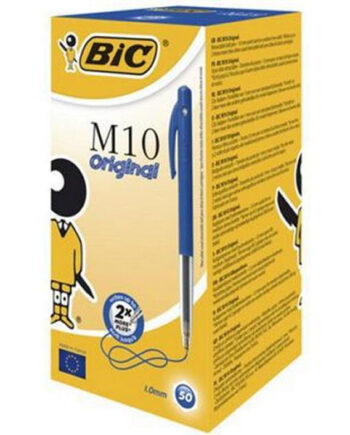 Bic Kuglepen M10 Original Trykmekanisme 0mm Blå Stk - Pencil  - 3086126725178