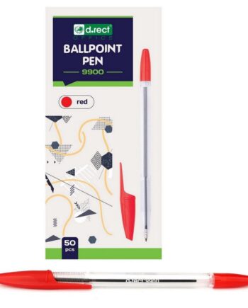 Kuglepen Ballpoint 9900 Rød Stk - Inkpartner Aps Pencil  - 5902308702134