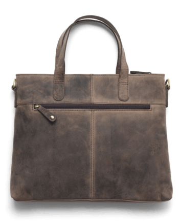 Brun Skuldertaske Santa Ana Dark - Fuhrhide Pencil