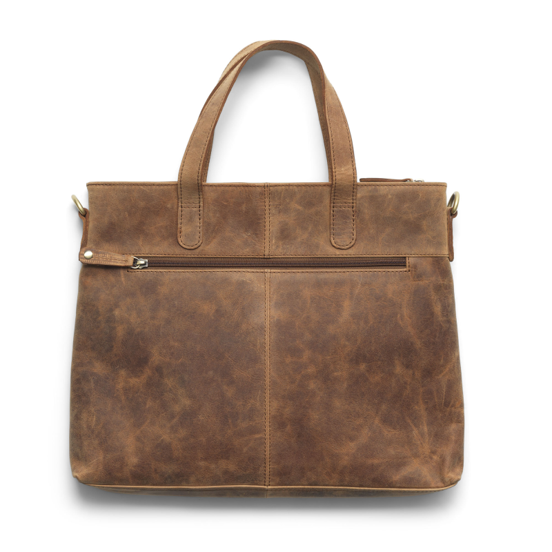 Brun Skuldertaske Santa Ana - Fuhrhide Pencil